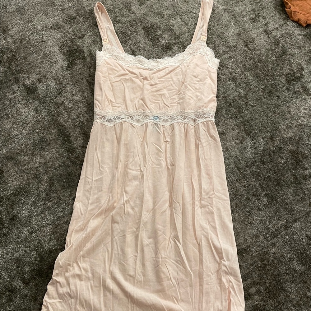 Nursing friendly nightgown